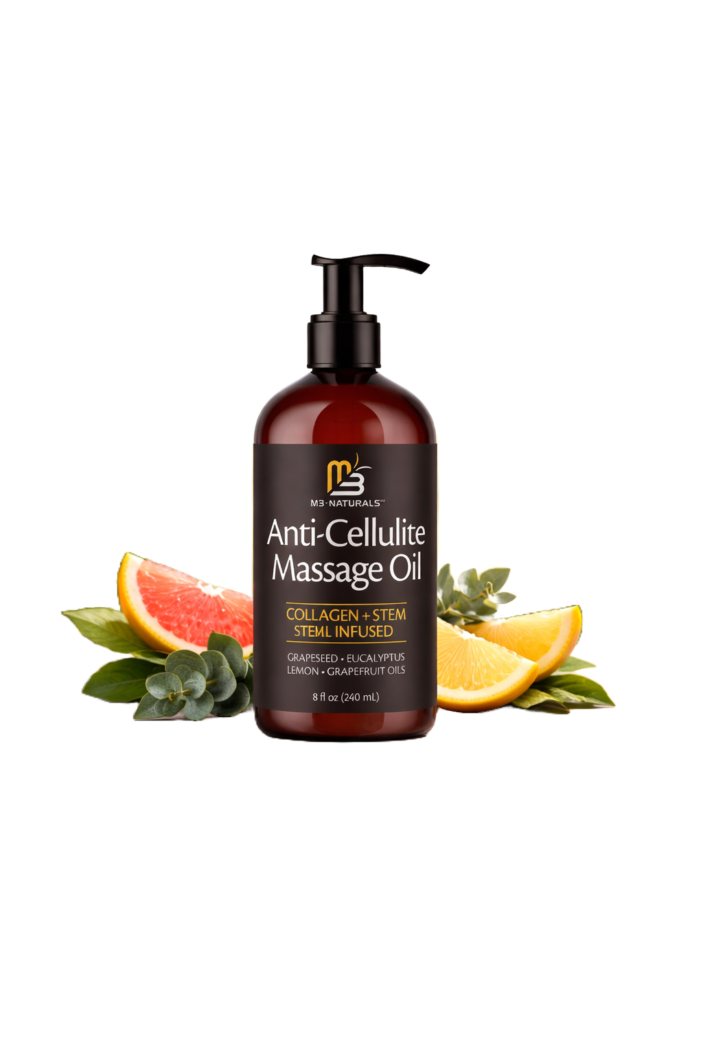M3 Naturals Cellulite Massage Oil